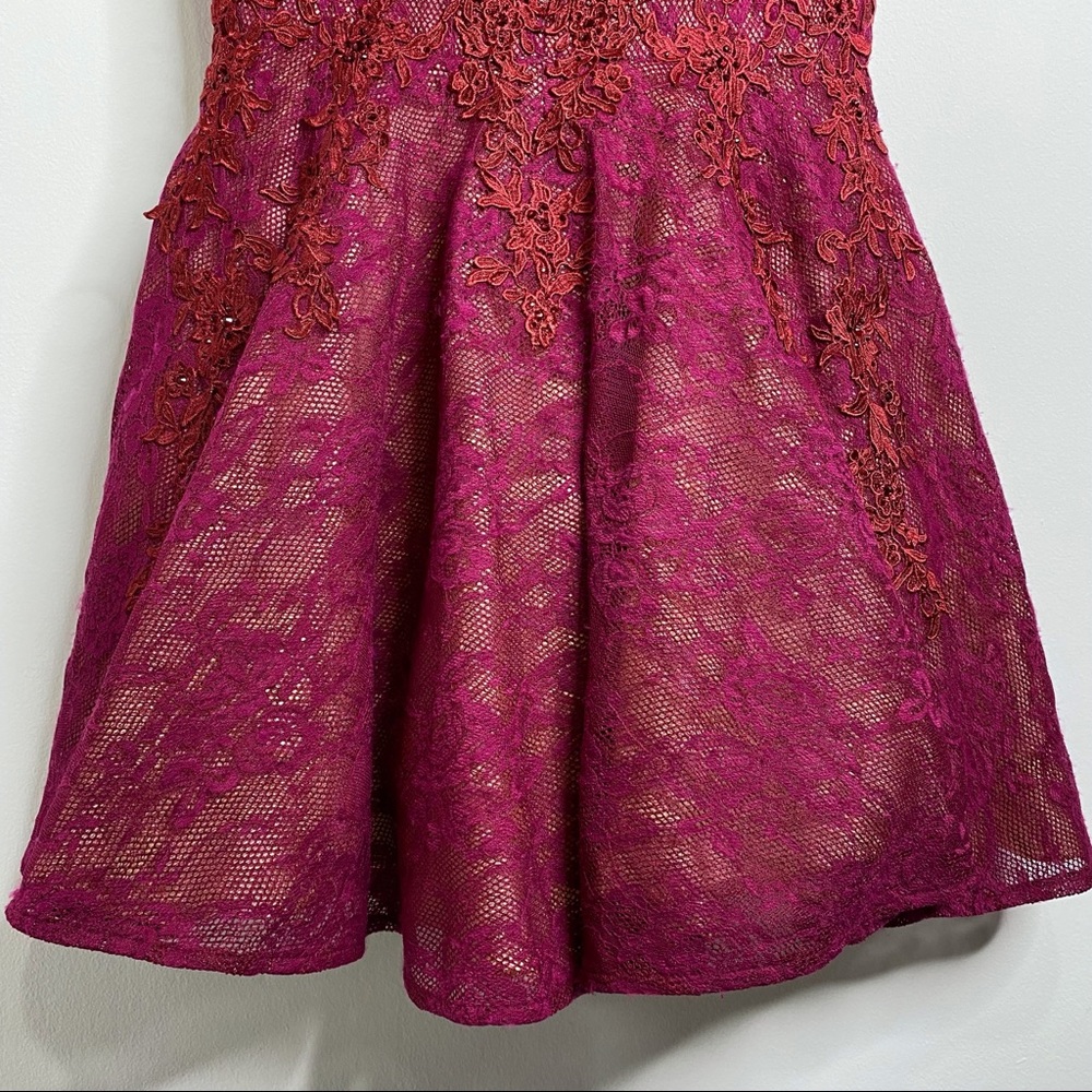 Envious Couture Prom by Karishma Beaded Lace Illusion Dress - Picture 4 of 15